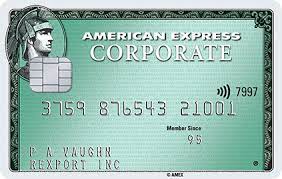 green corporate card limits