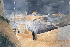 The Western Wall Night Jerum