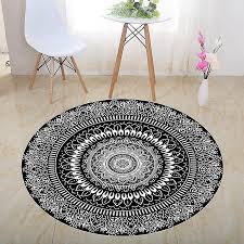 indoor and outdoor rug round around the