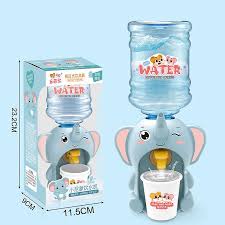 cartoon mini water dispenser baby toy