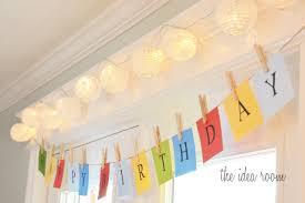 diy happy birthday banner ideas