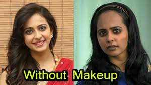 south indian actress with and without