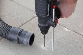 how to drill into concrete