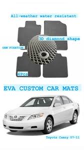 eva custom car mats for toyota camry 07