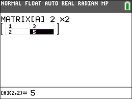 calculating the inverse of a matrix on