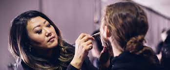fashion week as a lead makeup artist