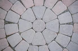 how to calculate pavers for a half circle