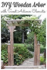 Fabulous Diy Wooden Arbor For The