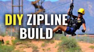 how to build a diy zip line you