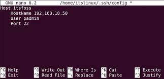 how to use the ssh config file in linux