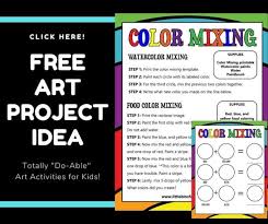 Color Mixing Art Activities For Kids
