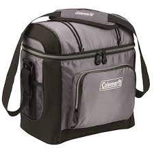 coleman 16 can soft cooler bag gray