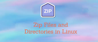 how to zip files and directories from
