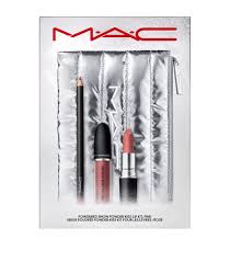 mac powdered snow powder kiss lip kit