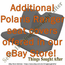 Polaris Ranger Seat Cover For 2020 2021
