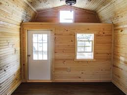 12x24 wood shed turned into tiny home with loft bedroom / beautiful 12 x 24 tiny cabin for sale. Beautiful Cabin Interior Perfect For A Tiny Home