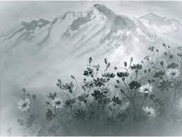 白黒で表す花鳥風月 峰墨会が初の作品展 | 大磯・二宮・中井 | タウンニュース