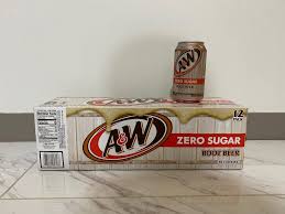 a w root beer zero sugar 12 can pack