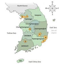 Daftar provinsi di korea selatan (id); Jungle Maps Map Of Korea Provinces