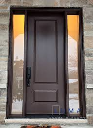 S Brown Fiberglass Single Door