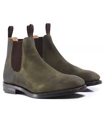 Waxed Suede Chatsworth Chelsea Boots