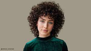 44 best short curly hair with bangs to