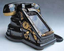 iretrofone steampunk base for iphone