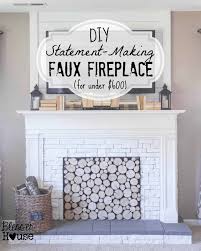 15 homey diy fireplace mantels
