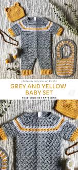 sweet easy crocheted baby sets