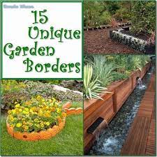 Unique Garden Border And Edging Ideas