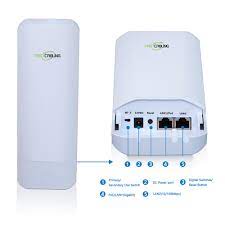 5ghz 802 11ac outdoor wireless bridges 900mbps 3km long range ethernet lan one touch match plug play ip65 weatherproof point to point multipoint