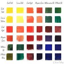 How To Make An Acrylic Color Chart