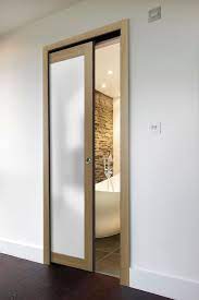 Sliding Pocket Door With Frosted