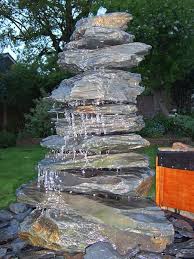 Slate Pyramid Water Feature Various