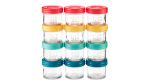 Tmilk Storage Jar Set 4 And 8 Oz Jars Set Of 8