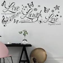 Live Laugh Love Wall Art Sticker