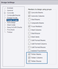 timber member design groups tekla