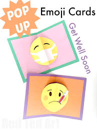 Easy Emoji Pop Up Card Diy Red Ted Arts Blog
