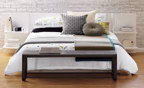 Andes White Queen Bed Cb2 Havenly