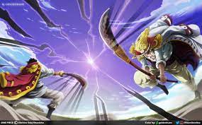 This hd wallpaper is about one piece, edward newgate, gol d. One Piece Cap 966 Gold Roger Vs Shirohige By Goldenhans On Deviantart One Piece Wallpaper Iphone Manga Anime One Piece One Piece Tattoos