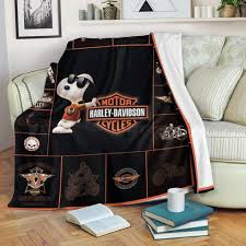 harley davidson with snoopy all over