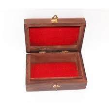 gifts wooden jewelry box and brown red