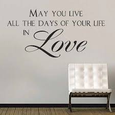 Love Vinyl Quote Decal For Bedrooms
