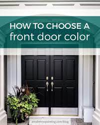 how to choose a front door color