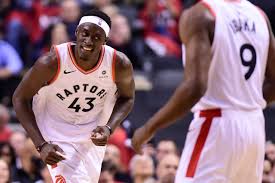 Pascal siakam #43 of the toronto raptors reacts during the second quarter against the utah jazz at amalie arena on march 19, 2021 in tampa, florida. Pascal Siakam Was A Really Driven Young Man In College Says One Of His Former Coaches The Globe And Mail