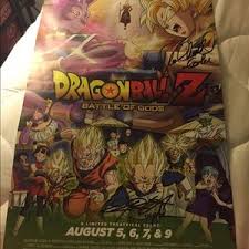 Battle of gods earns us$2.2 million in n. Wall Decor Dbz Poster Signed By Us Voice Actors Poshmark
