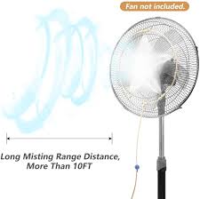 This handheld misting fan will help keep you cool wherever you are. Outdoor Heating Black Patio Fan Misting Cooling Ring 6m Cool Misting Kit Diy Fan Mister Outdoor Misting System 19 6ft Patio Lawn Garden
