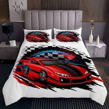 racing car bedding sets duvet cover