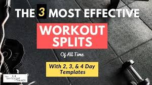 the 3 best workout splits of all time