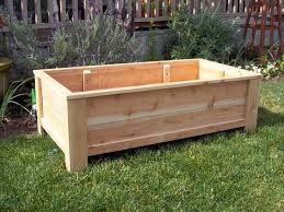 planter box ideas outdoor wooden